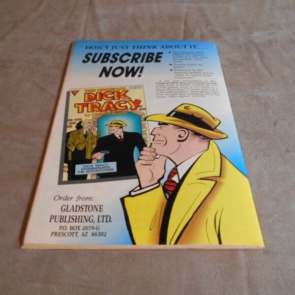 Gladstone Comics The Original Dick Tracy #4 Mar 1991 Vintage Comic Book - Picture 2 of 7